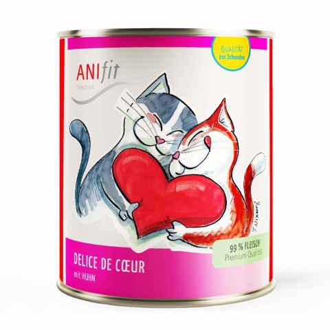 Katze Nassfutter Délice de Coeur 810g 6 Stück -1- Anifit