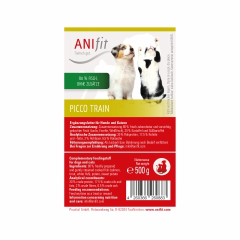 Hund Katze Snacks Picco Train Fisch 500g 1 Stück -3- Anifit